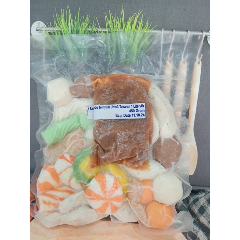 

Paket Shabu Kumplit Aneka Seafood 450Gr Free Bumbu