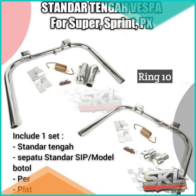 Standar Tengah Vespa Super Sprint Px Ring 10 Standar Tengah Vespa 16no