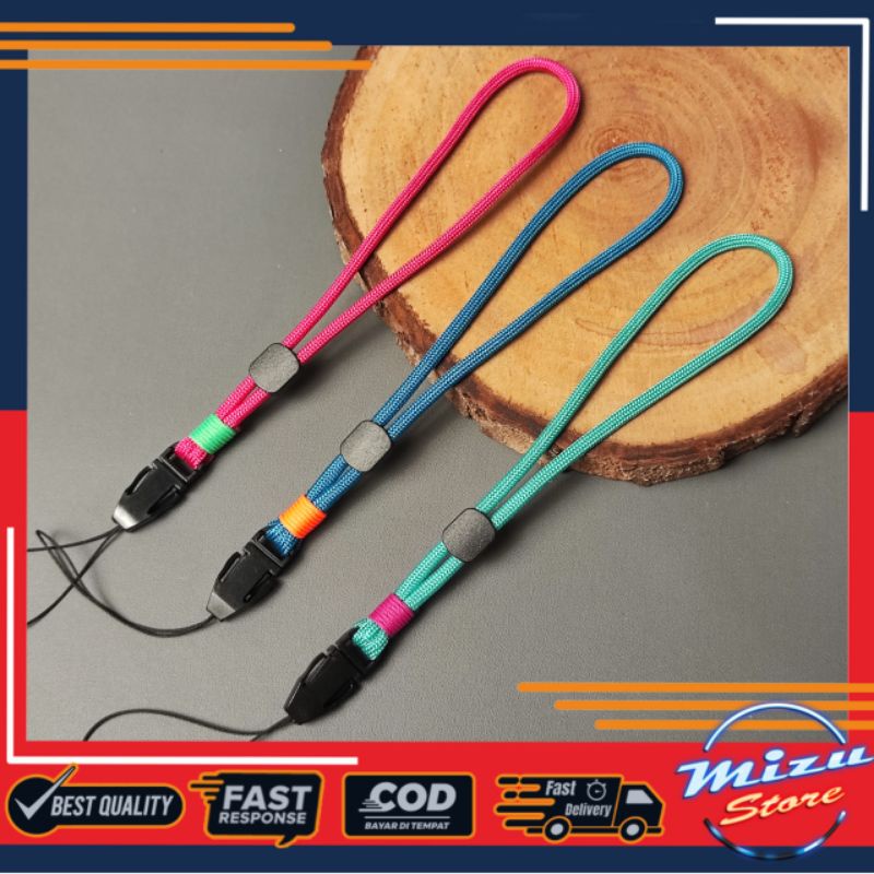 V3.1-WRIST STRAP PARACORD LANYARD HAND/ FINGER TALI GANTUNGAN HP/HANDPHONE/USB/FLASHDISK/KAMERA/ID C