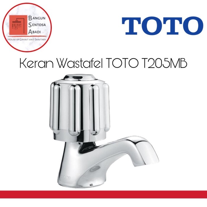 KERAN WASTAFEL TOTO T205MB ORIGINAL 1/2INCH/ KRAN WASTAFEL/KERAN AIR