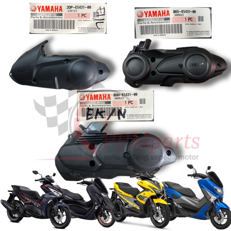 Cover Bak CVT Samping YMH Aerox N-Max New Old Original B65-E5431-00 2DP-E5431-00 B6H-E5431-00