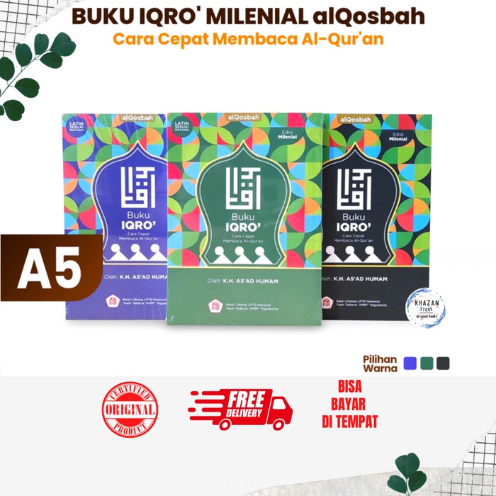 

[SALE MURAH] Iqro Milenial A5 Arab Latin Full Colour PROMO SPECIAL