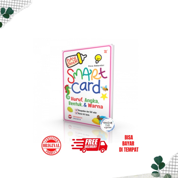 

[SALE MURAH] Smart Card Bayi Pintar - Huruf, Angka, Bentuk & Warna BERMUTU