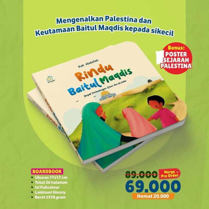 

[SALE MURAH] BUKU RINDU BAITUL MAQDIS JEJAK PETUALANGAN INSAN DAN KAMILA STOK TERBATAS
