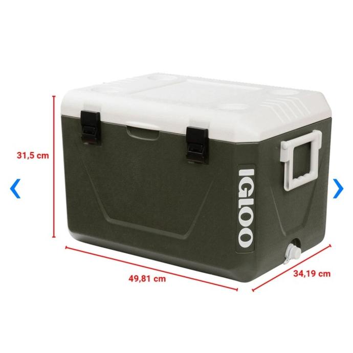 Igloo Cooler Box Pendingin Nestabel 27 Liter - Green
