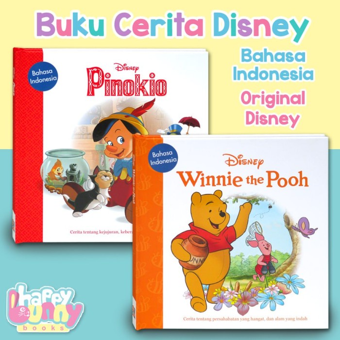 

Baru!! Buku Cerita Winnie the Pooh & Pinokio Indonesia - Original