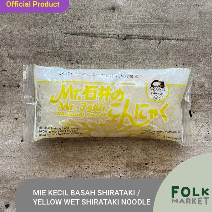 

favorit] MR. ISHII Shirataki Small Noodle (Wet / Basah) / Mie Shirataki Kecil