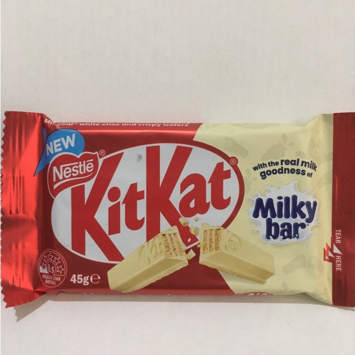 

Kitkat Milky Bar Kit Kat 45 Gr