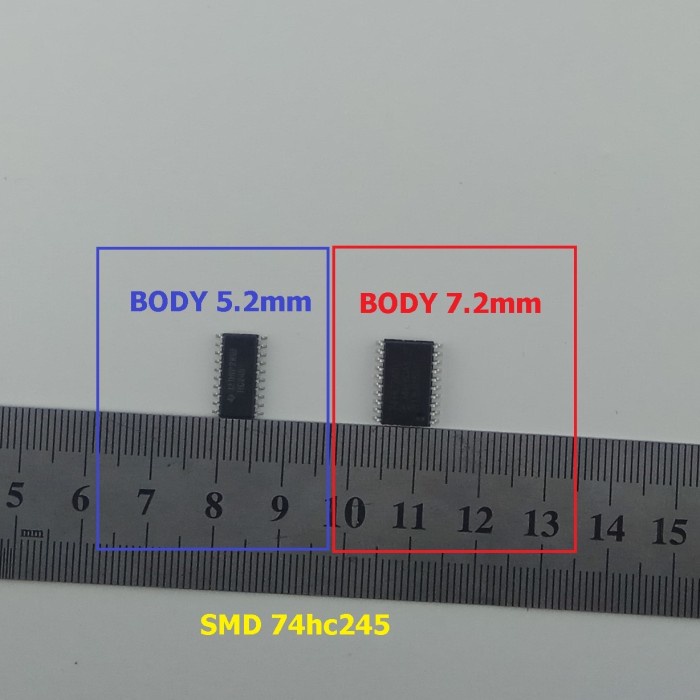 5.2mm TI HC245 SN74HC245NSR smd SOP20 body 5,2mm 5.2mm 74hc245 smd