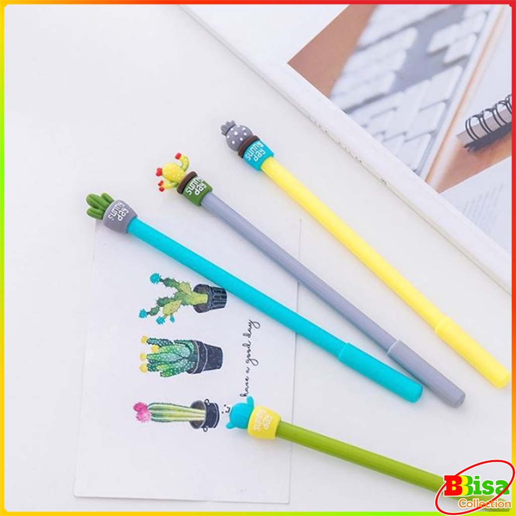 

MM - Pena Karakter Kaktus Pulpen Stationary Cactus Gel Pena Lucu