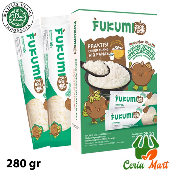 

Diet Diabetes Fukumi Konjac Rice 280 Gr Nasi Rendah Kalori Gula