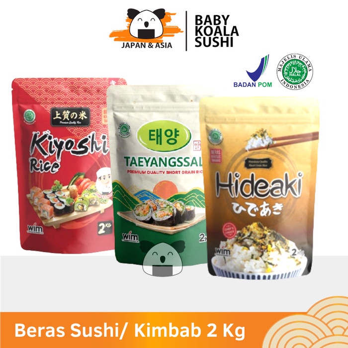 

Sushi 2 Kg Good Quality Short Grain Rice Sushi/Bento