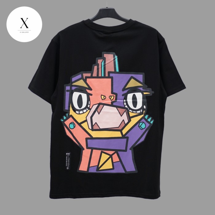 TSHIRT BTK BEST KILLER CUBISM MONSTER IN BLACK ORIGINAL KAOS UNISEX - S