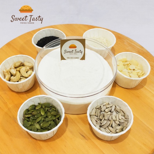 

PAKET BAHAN FLORENTINE COOKIES LENGKAP PLUS KACANG MEDE