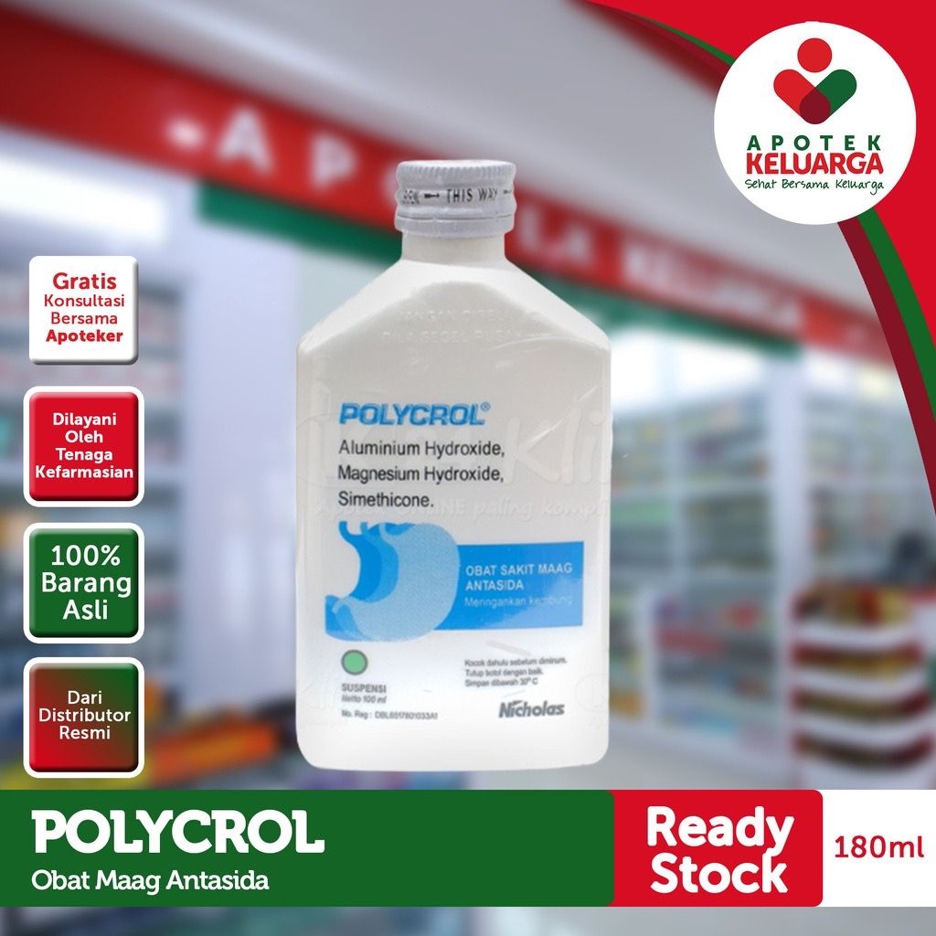 Polycrol Forte 100ml #obatlambung #lambungperih- APOTEK LEGAL