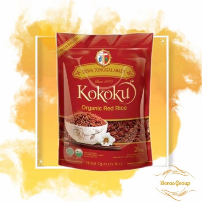 

Merah Kokoku 1Kg Repack - Kokoku Organic Red Rice 1Kg