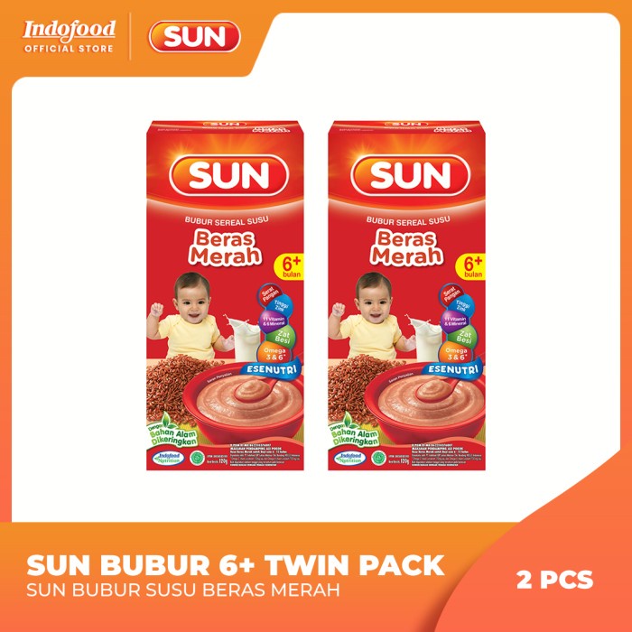 

6+ Twin Pack - Sun Susu Merah 2 Pcs