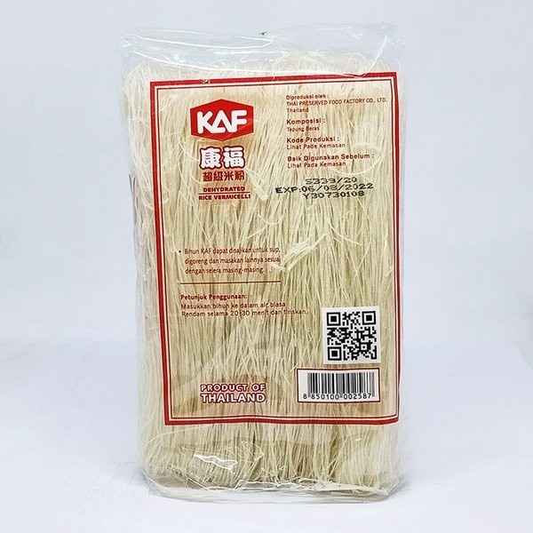 

Rice Vermicelli 200Gr Kaf Bihun