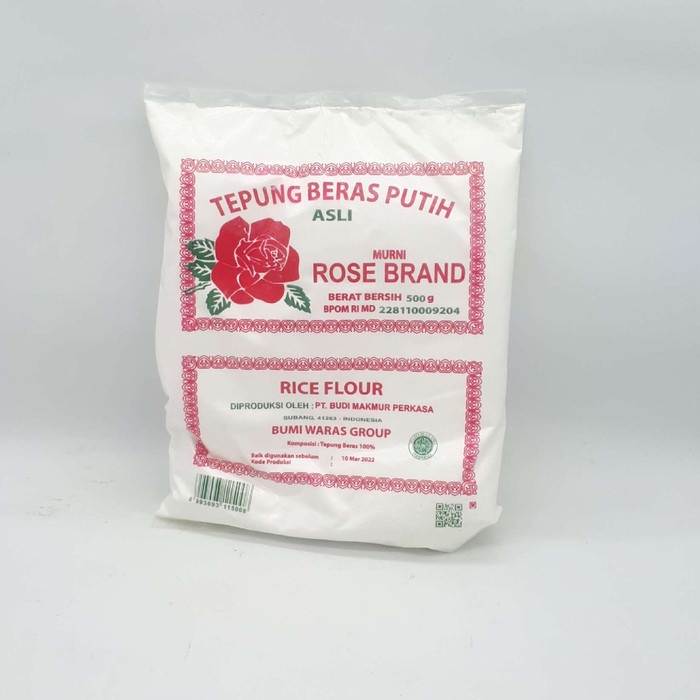 

Tepung Putih Rose Brand 500Gr