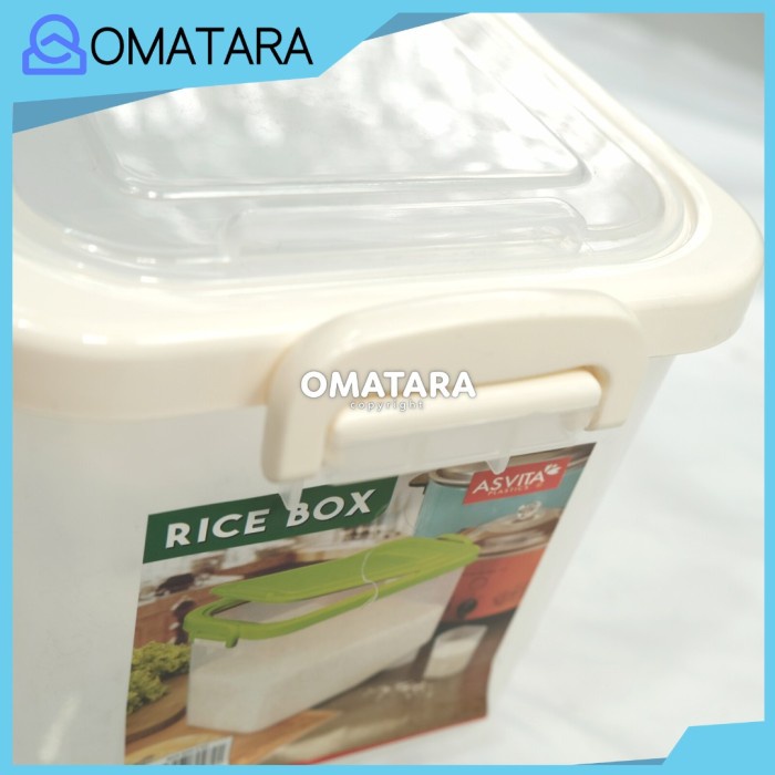 

Asvita Rice Mini 5Kg Container Tempat Penyimpanan Kacang