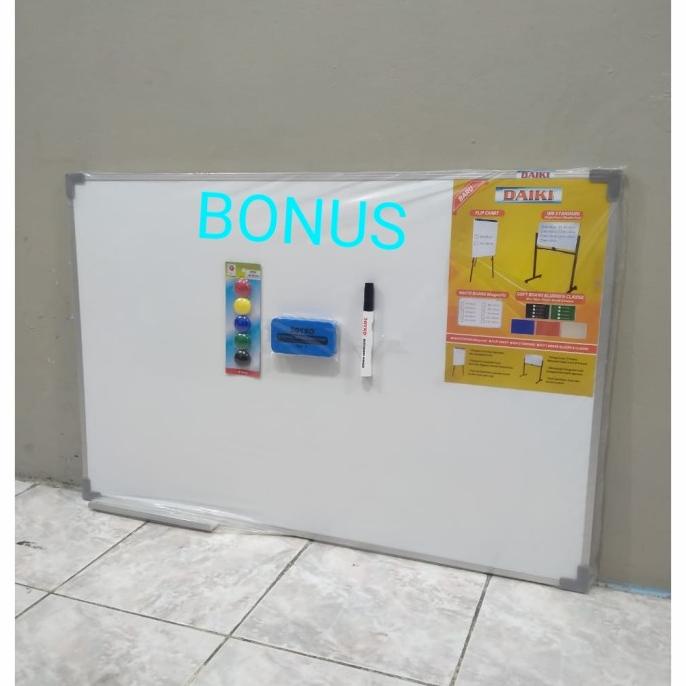 

Whiteboard / Papan tulis magnetic uk 60x90 Cm L82BJ