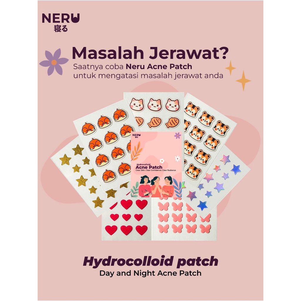 NERU Acne Hydrocolloid Pimple Patch