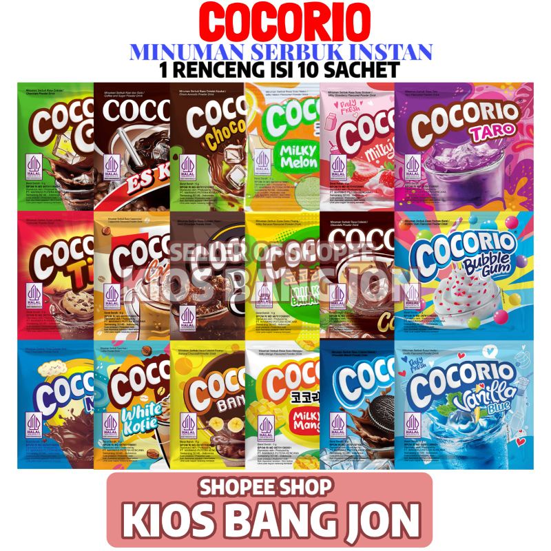 

Cocorio Minuman Sachet 1 Renceng Isi 10 Sachet