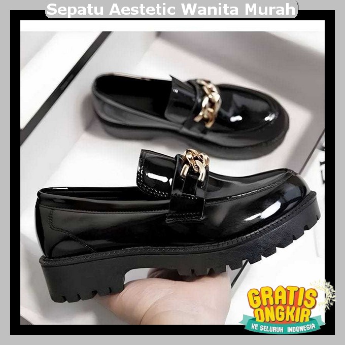 Spatu Cewek Kekinian Import Fantofel Wanuta Dewasa Aestetic Swpatu Cewe Boots Murah Elegant Sepatu P
