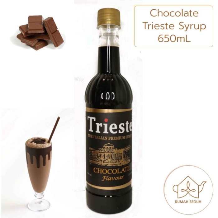 

650mL Sirup Chocolate Trieste - Italian Syrup Original Coklat Choco
