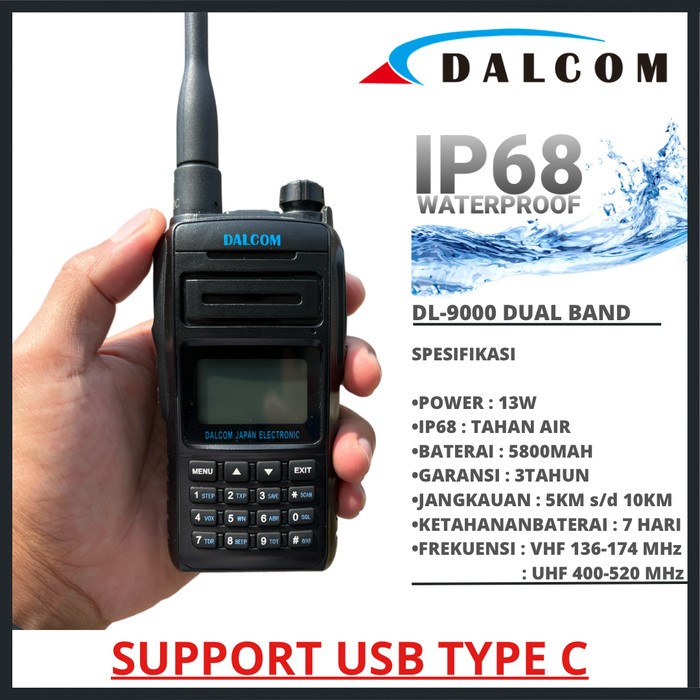 ht dalcom japan dl-9000 dual band waterproof request