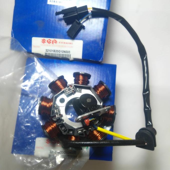 Spul Spull Stator Assy Shogun 125 Shogun Sp Ori Asli Sgp