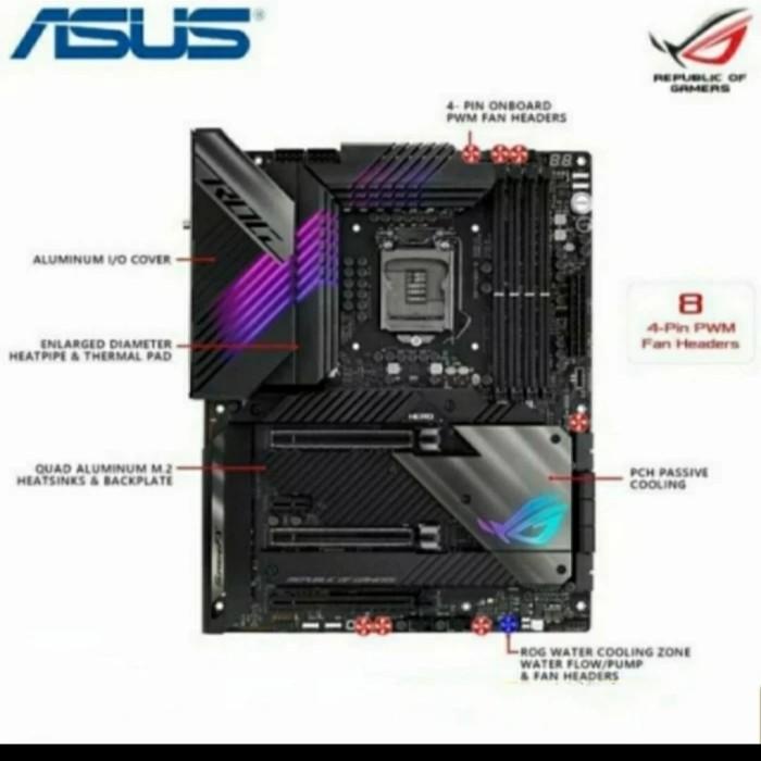 MOTHERBOARD INTEL ASUS ROG MAXIMUS XIII HERO - Z590 LGA1200 DDR4