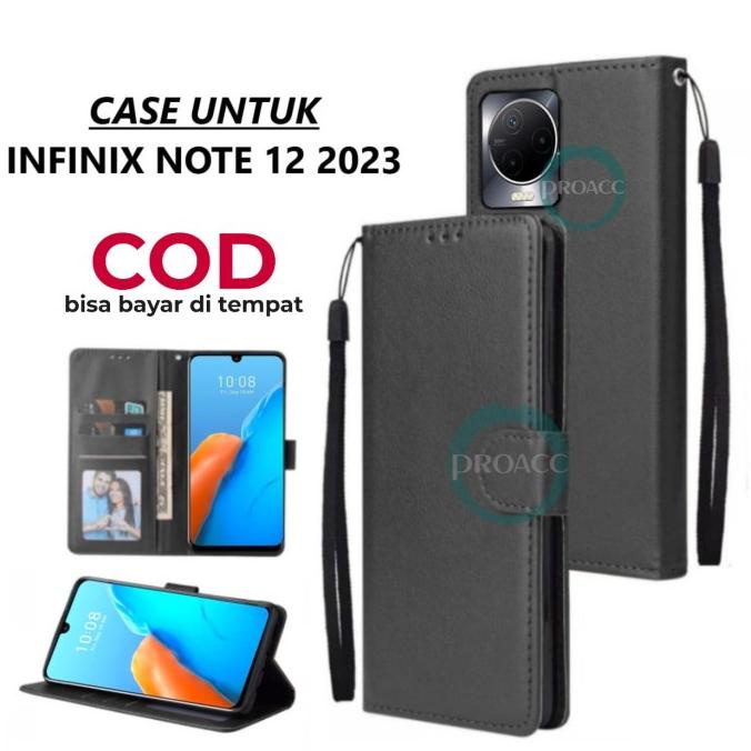 Flip Wallet For Infinix Note 12 2023 Premium Casing Handphone Case