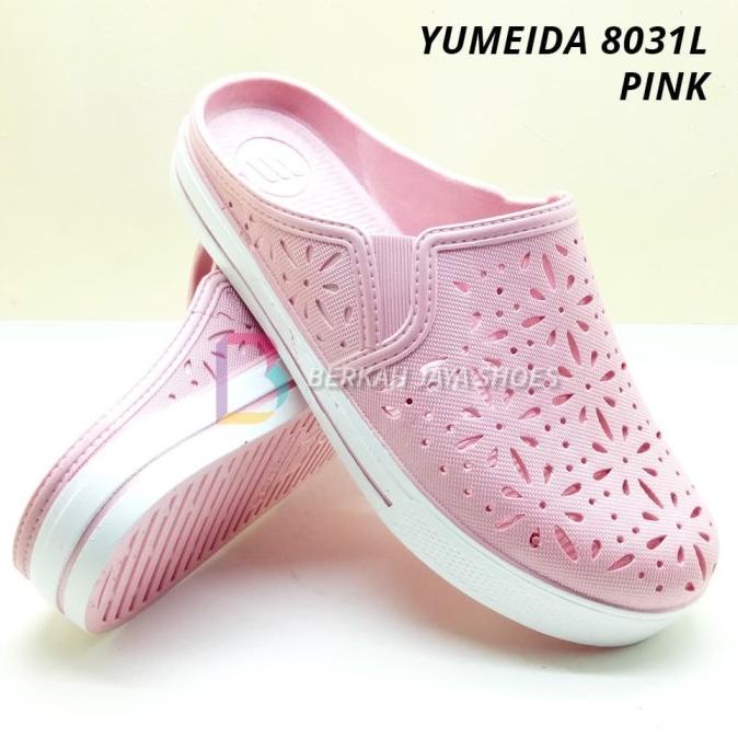 Sepatu Sandal Wanita - Sandal Selop Karet Yumeida 8031L Warna