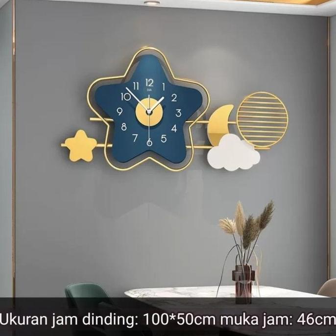 Jam dinding besar mewah Jam dinding unik Hiasan dinding Dekorasi