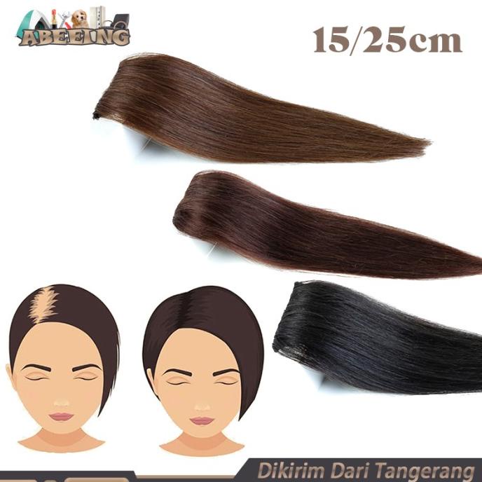 Hair Clip Wig Rambut Palsu Wanita Klip Rambut Palsu Invisible