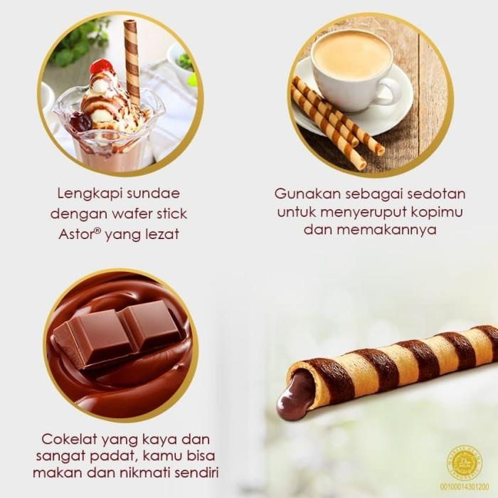 

WAFER ROLL ASTOR DOUBLE COKLAT 330GR KALENG