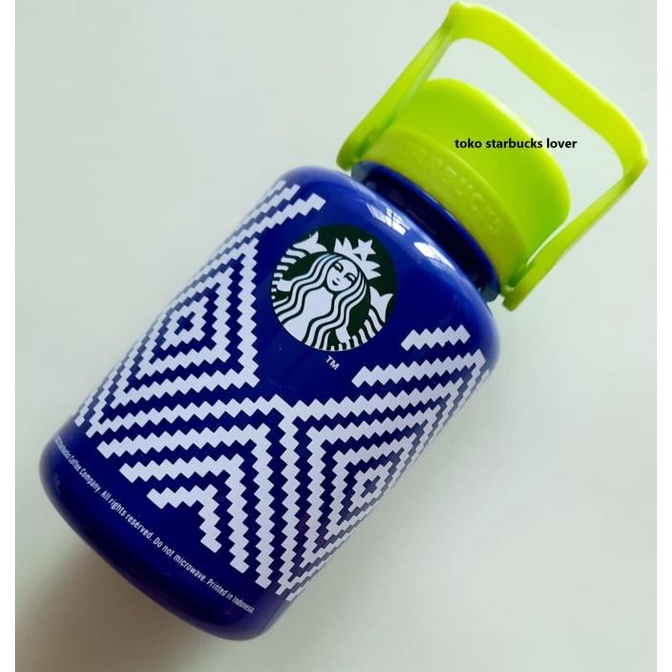 Starbucks Reusable Plastic Water Bottle 1L Tenun 2023