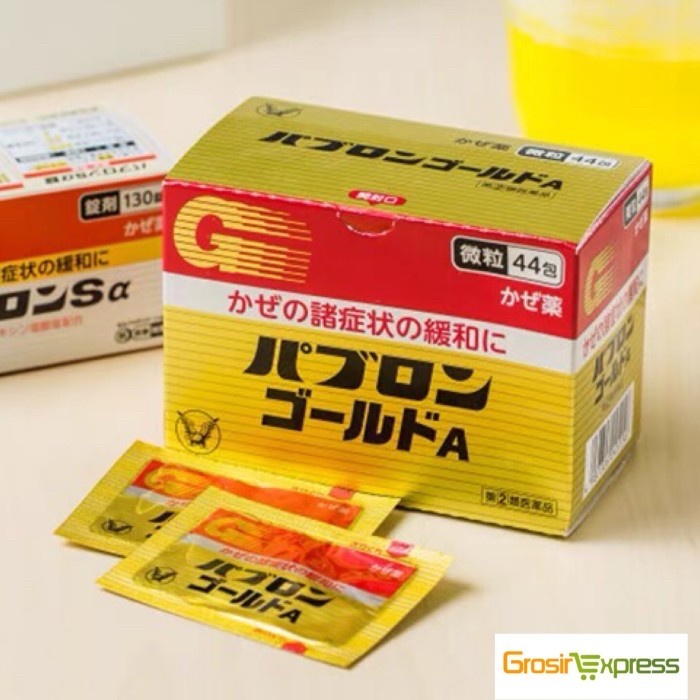 **ORIGINAL JAPAN** Pabron Gold Obat Jepang Batuk Pilek 44 Sachets