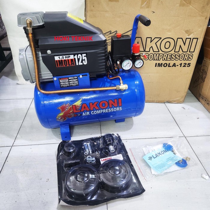 {GrandShop} Mesin Kompresor Lakoni Imola 125 1 HP 750 Watt 25 Liter Berkualitas