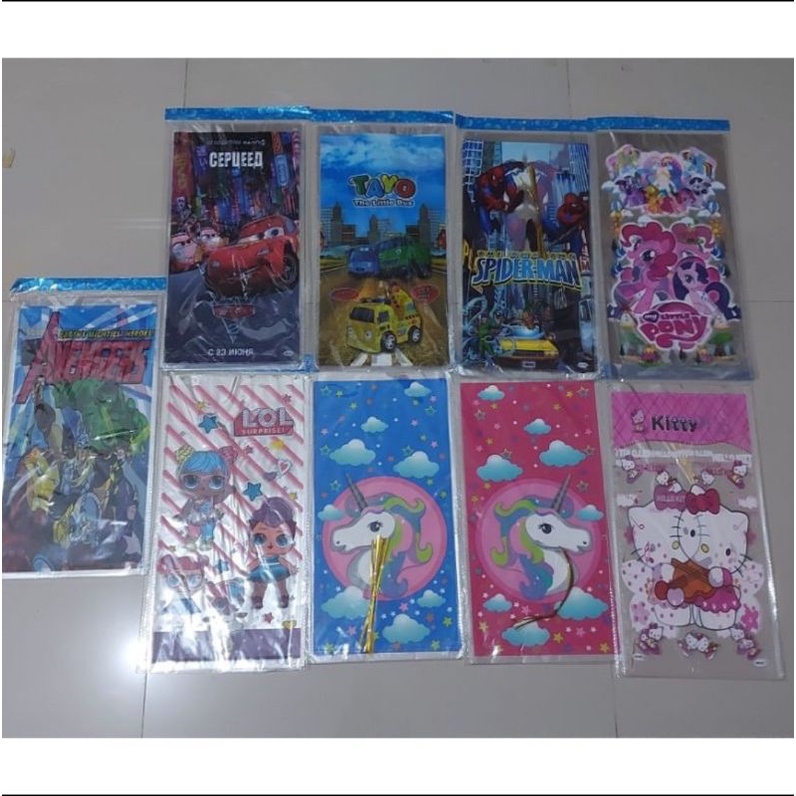 

plastik snack karakter/plastik snack sedang