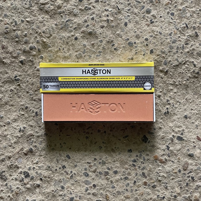 Batu Asah Pisau panjang 8 inci Hasston Batu Gosok Pisau BAGUS