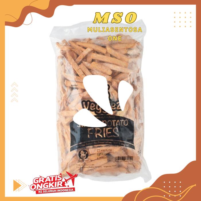 

FROZEN IQF CILEMBU SWEET POTATOES FRIES/ UBI CILEMBU FRIES BEKU 500 GR THE BEST SELLER !!