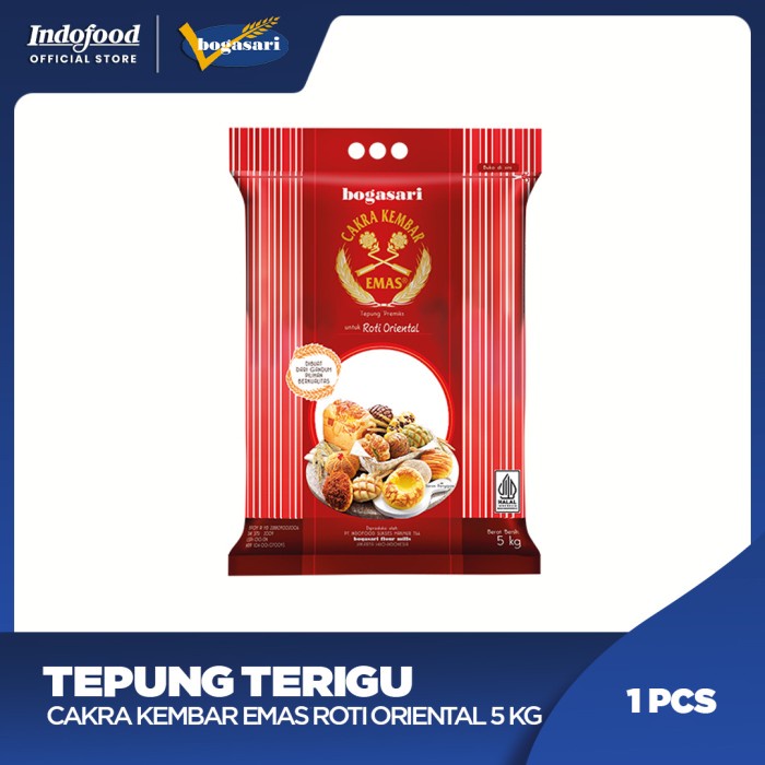 

Terigu Cakra Kembar Emas Roti Oriental 5 kg