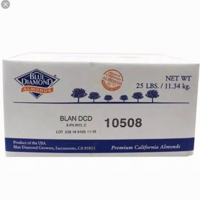 

Tepung Almond / Almond Powder Blue Diamond Kemasan 1 Dus 11.34Kg