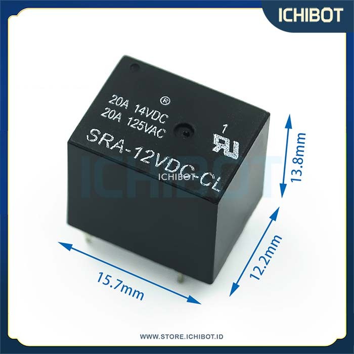 Relay 12V SRA-12V T74 20A 5 Pin Relay 5P