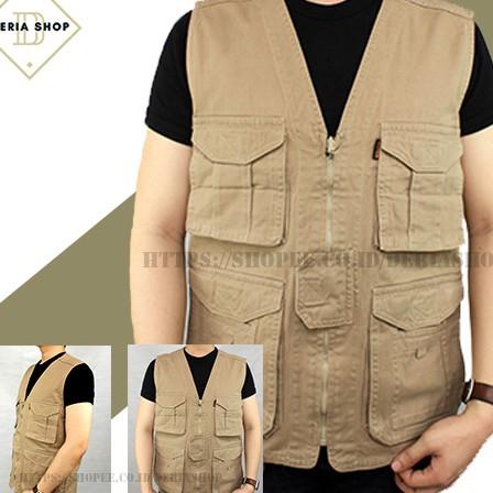 Rompi Pria Safety Casual Bahan Katun Kanvas Polos Anti Angin Dewasa Anak Jaket Motor Tactical Outdoo