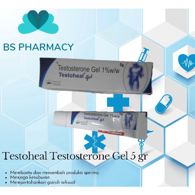 

Testoheal Testosterone Gel, 5 gr