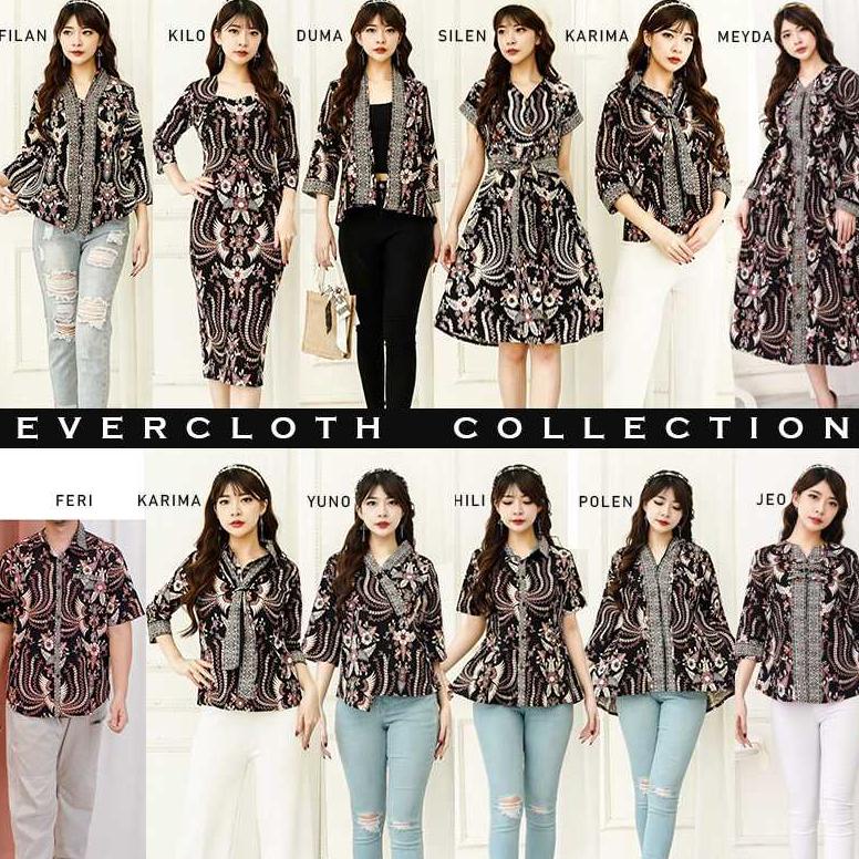 Duma Outer Blazer Batik Wanita Outer Batik Rompi Wanita