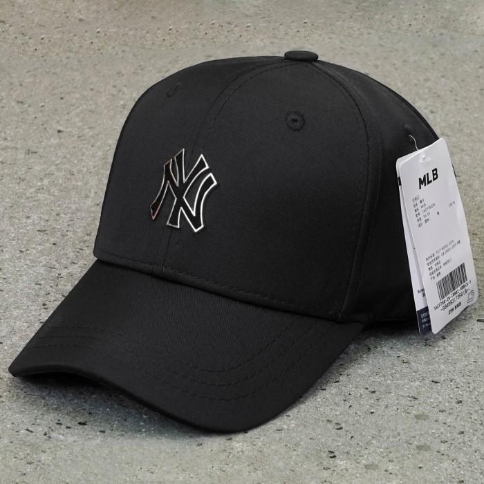 TOPI NY MLB BASEBALL PRIA IMPOR LOGO METAL PLAT BESI MIROR ORI FULLTAG